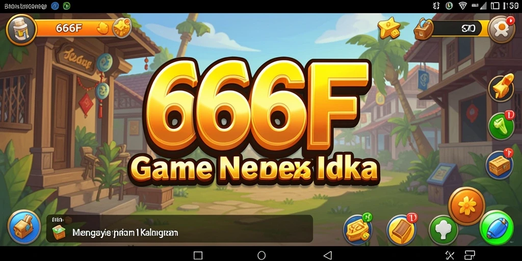 Tangkapan layar utama dari gameplay 666F yang menunjukkan aktivitas Idle.