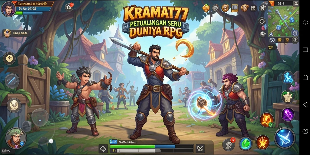 Tampilan gameplay KRAMAT77 yang menawan dan penuh aksi.