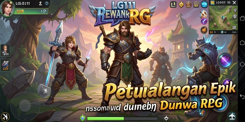 Gameplay seru dalam petualangan RPG yang mendebarkan.
